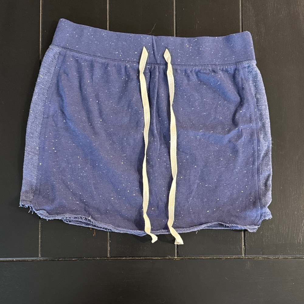 Victoria's Secret Heathered Blue Knit Fabric